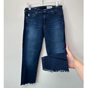 AG Prima Jeans Medium Dark Wash Womens US 28 Cigarette